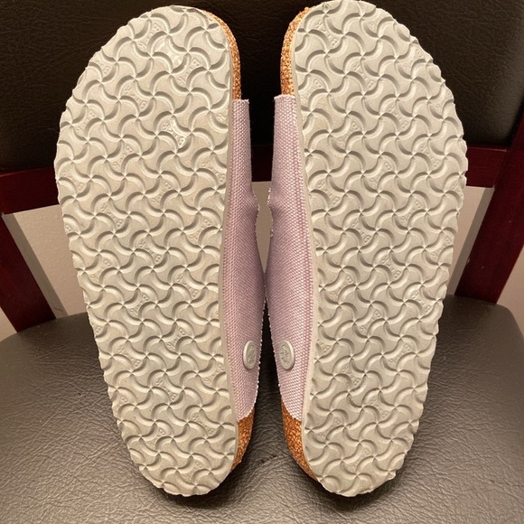 Birkenstock Arizona Suede Gray Sandals Size 3-3.5 - Picture 3 of 4